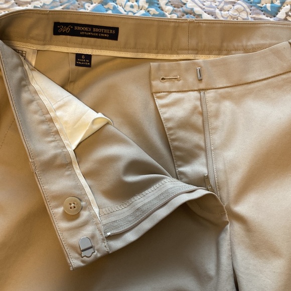 Brooks Brothers 100% Cotton Ladies Khaki Casual Pants - Size 6 - Picture 5 of 12